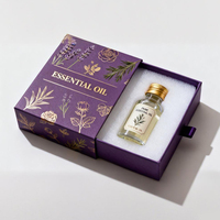 Boîtes en carton rigide coulissantes personnalisées avec logo imprimé pour cosmétiques, emballage de parfum, boîte d'échantillons