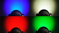 Projecteur LED RVBW 19x40W à tête mobile, effet faisceau et wash, zoom, contrôle de pixel unique, DMX512, activé par le son, pour scène, concert et location