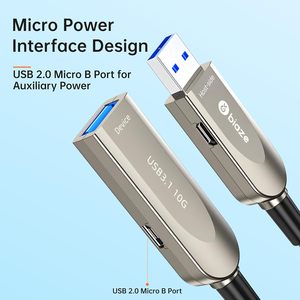 Cable de Extensión USB 3.0 Activo de PVC y Aluminio (20m XL29) - Transferencia de Datos de 5Gbps para Cámaras Web, Cables USB, Discos Duros - Product Image 5
