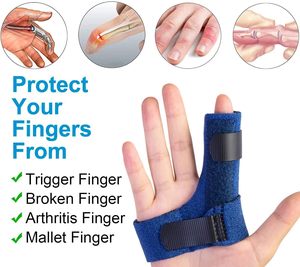 Mehrzweck-Triggerfinger-Stützbandage Ausrüstung zur Fingerfixierung Atmungsaktive Gurte Fingerschutz Handgelenkschutz - Product Image 6