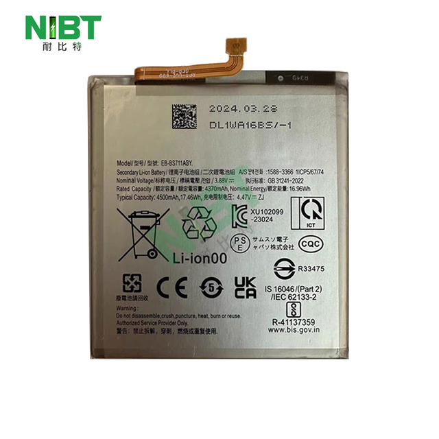 NIBT Hot Sale EB-BS711ABY 3.85v 4500mAh 17.46Wh Rechargeable Li-ion Battery for samsung galaxy S23 FE Mobile Phone Replacement