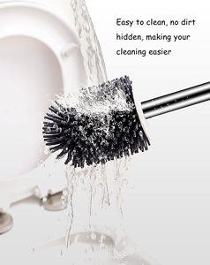 Cepillo de Limpieza para Inodoro de Silicona Suave TPR, Precio de Fábrica, con Soporte - Product Image 4