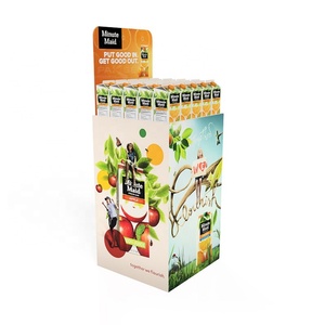 Customized Foldable Eco-Friendly Recycled Cardboard Dump Bins Display <b>Stand</b> for Supermarket Beverage Promotion - Product Image 2