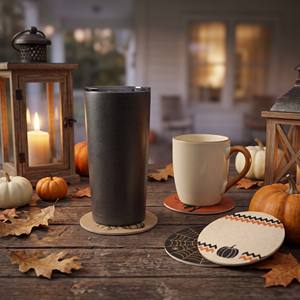 Posavasos Promocionales Personalizados de Cartón para Bebidas de Navidad y Halloween - Product Image 4