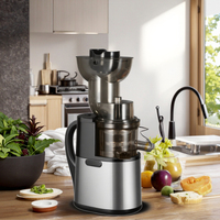 Roestvrijstalen Fruit Citrus Sinaasappel Afzuigmachine Blender Slow Juicer Commerciële Elektrische Koude, Langzame Verse Smoothie Voor Thuis