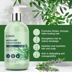 Acondicionador de Romero Orgánico con Logotipo Personalizado OEM, Crema Hidratante para Fortalecer el Cabello, Reducir la Rotura y Promover el Crecimiento del Cabello - Product Image 3