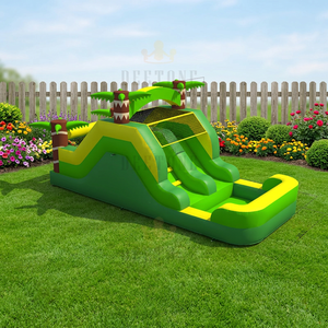Venta caliente Parque infantil comercial Curso de obstáculos Castillo inflable Tema de unicornio - Product Image 1