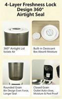 Distributeur automatique intelligent portable 6L à 2 compartiments pour animaux de compagnie, avec caméra, contrôle à distance par application, alimentation programmée, écran LCD, étanche