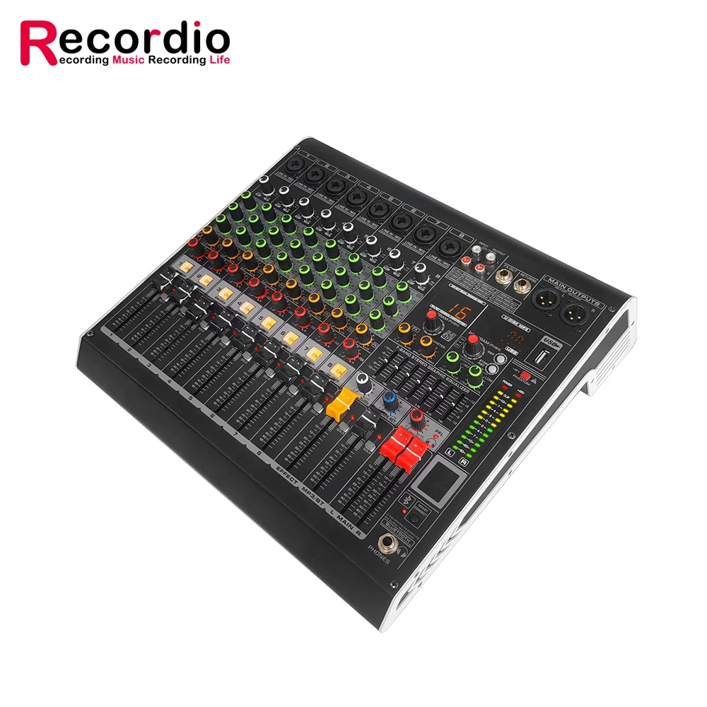 GAX-MC8 8 Channel Mixer - High Quality Audio Mixing Console