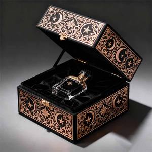 リジッドベルベットジュエリー香水ボックスギフトボックスリジッドペーパーボード引き出しボックスリジッドボックス香水用ミニ香水ボックス - Product Image 4