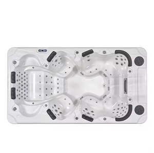 Jy8812 Ngoài Trời Spa 6 Người Gia Đình Với Jacuzzier Massage Bồn Tắm Acrylic Bơi Bồn Tắm Xoáy Nước Nóng Bồn Tắm - Product Image 6
