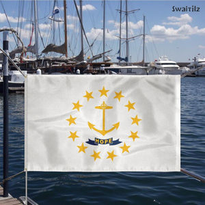 Banderas Náuticas de Alta Calidad de Poliéster 200D de 16x24 Pulgadas, Impresas Digitalmente, Personalizadas, con 2 Ojales de Latón - Product Image 6