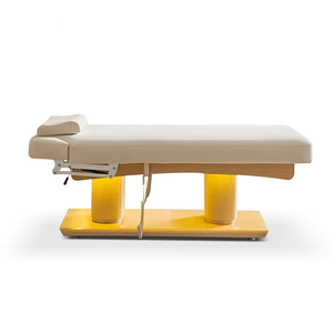 Table de massage en latex confortable et douce, mobilier de salon moderne, 4 <span class=keywords><strong>moteurs</strong></span> électriques, lit de soin de beauté réglable avec chauffage - Product Image 2