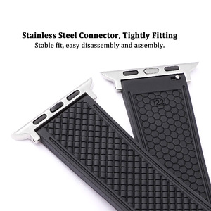 Cinturino in Gomma FKM per Smartwatch, Compatibile con <span class=keywords><strong>Apple</strong></span> <span class=keywords><strong>Watch</strong></span> Serie <span class=keywords><strong>8</strong></span> - Product Image 3