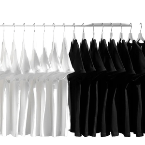 T-shirts pour hommes 100% coton, coupe classique, haute qualité, confortables, décontractés, vêtements d'été pour hommes, logo personnalisé - Product Image 1
