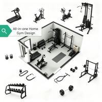 Station d'entraînement musculaire de qualité professionnelle, prête à être expédiée, kit d'entraînement complet