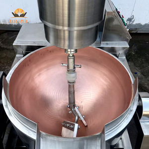 Olla de Cobre Puro Inclinable para Cocinar Azúcar, Olla para Saltear con Descarga Hidráulica, Equipo Especializado para Derretir/Cocinar Azúcar - Product Image 1