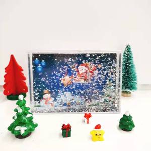 Sáng Tạo Hài Hước Lỏng Long Lanh Nổi Hình Ảnh Khung Nhà Trang Trí Acrylic Quà Tặng Thủ Công Làm Bằng Nhựa Bền - Product Image 6