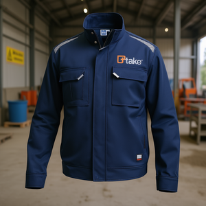 Veste de travail classique noire taille XL, vêtements de sécurité - Product Image 3