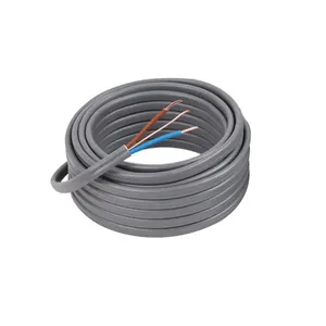 300v condutor sólido pvc isolado 6/3 romex fio sólido cobre 8/2 8/3 8/4 fio romex cabo elétrico