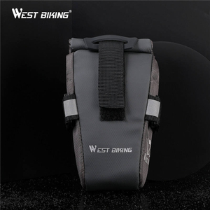 Bolsa de Sillín WEST BIKING para Bicicleta de Montaña y Carretera, Gran Capacidad, Resistente al Desgaste, Nuevo Diseño, Fácil Instalación, Reflectante - Product Image 5