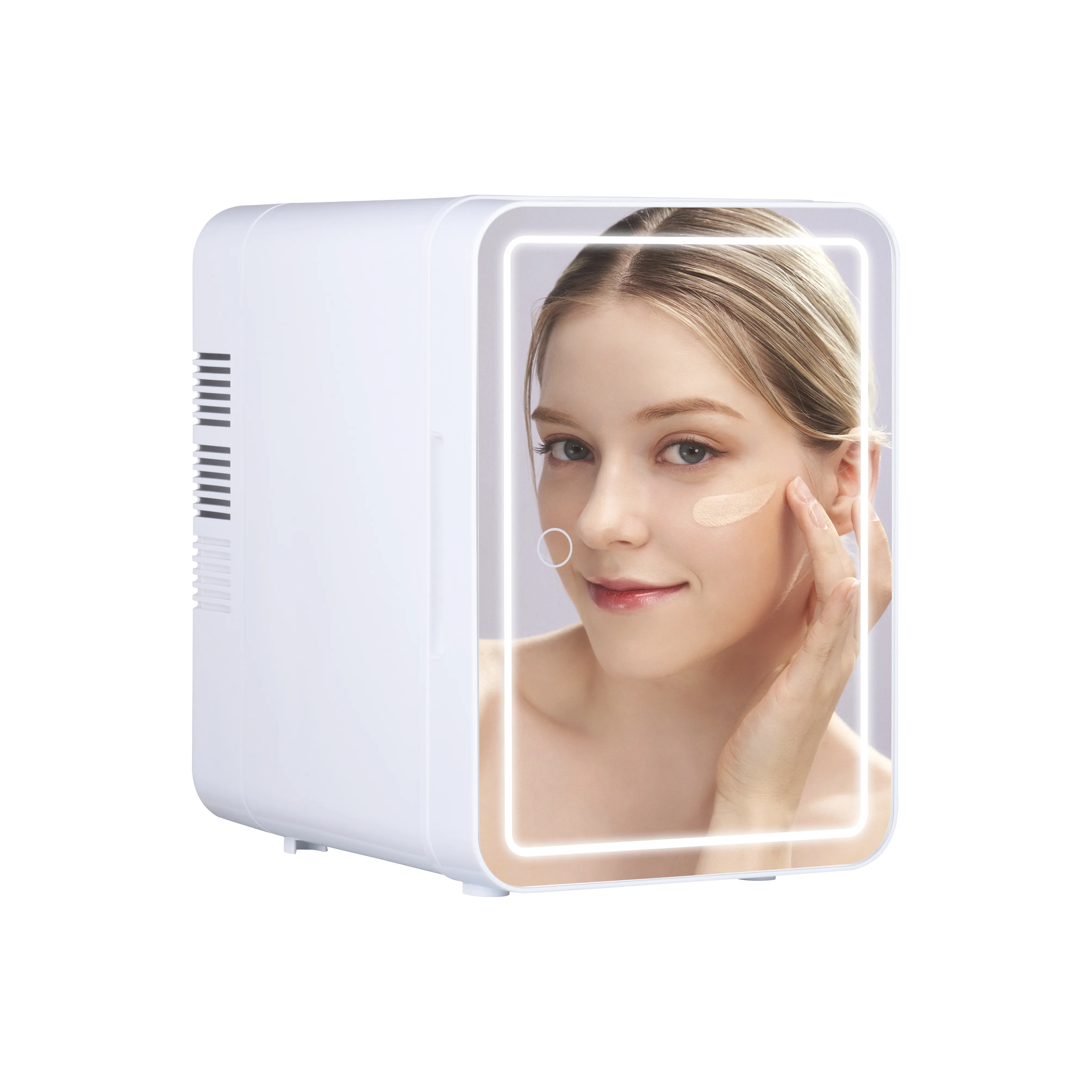4 Liter Schönheits-Hautpflege-Kühlschrank Kosmetikkühlschrank tragbarer Mini-Kühlschrank mit LED-Beleuchtung