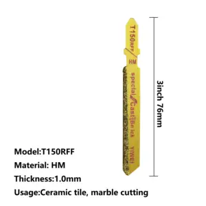 3PCS T150RFF Factory Wholesale Custom For Ceramic Ceramic Tile Glass Fiber Cutting Saw Blade