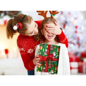 Christmas <b>Wrapping</b> <b>Paper</b> Reversible Green Santa Design 17 In X 32.8 Ft Gift Craft Packaging Recyclable - Product Image 6