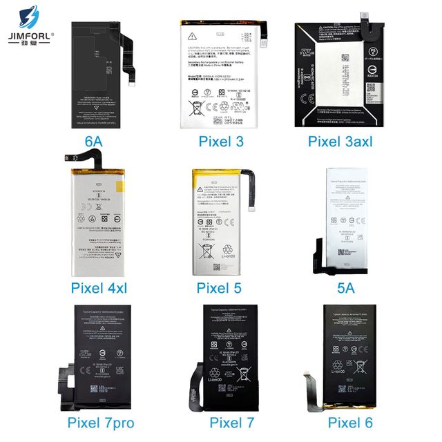 Jimforl Wholesale 100% Original Health 4700mAh Li-Ion Battery Pack Replacement for Google Pixel 9 Pro & 9 OEM GVYZ7