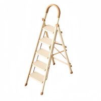 Échelle utilitaire pliable et épaissie pour l'intérieur, dispositif d'escalade léger pour les escaliers