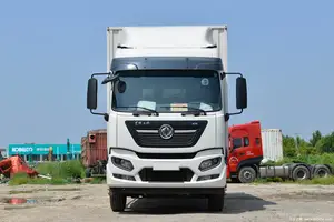 Dongfeng KR 4x2 Cargo Van Truck Diesel Fuel 8 Ton Capacidad de carga 9,8 m Longitud Contenedor Euro 4 Caja de cambios rápida Izquierda