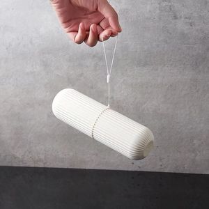 Boîte de voyage portable pour <span class=keywords><strong>brosse</strong></span> à dents et gobelet de rinçage, grand format, avec rangement pour dentifrice et <span class=keywords><strong>brosse</strong></span> à dents - Product Image 4