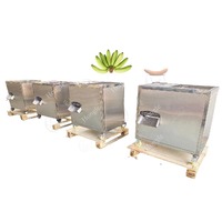Industriële plantain- en bananenschilmachine, commerciële fruitverwerkingsapparatuur, bananenschilmachine