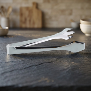 Stainless Steel Certified Eco-Friendly <b>Ice</b> <b>Tongs</b> with Durable Handle 200mm Length Minimalist Design for Bar Use - Product Image 2