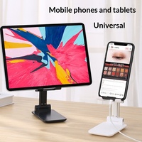 Support de téléphone de bureau personnalisé avec logo pour le streaming en direct, motifs imprimés gravés, cadeau promotionnel DIY
