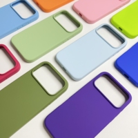 2025 étui en silicone liquide pour iPhone 17 16 Pro Max logo personnalisé étui de protection antichoc pour téléphone portable