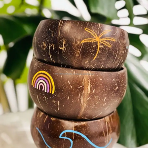 Cuencos de coco compostables sostenibles hechos a mano Estilo de vida vegano orgánico-Hecho en Vietnam - Product Image 1
