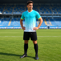 Uniformes de Fútbol Kata al por Mayor, Camisetas de Fútbol Personalizadas para Hombre, Transpirables, de Secado Rápido, con Impresión por Transferencia de Calor