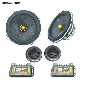 Usine 4ohm 6.5 pouces 2 voies haut-parleurs de porte de voiture klaxon électrique Audio avec Woofer Tweeter Midbass conception de klaxon pour voitures camions - Product Image 1
