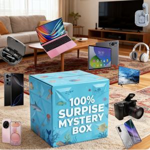 Boîte mystère 2025 100% avancée comprenant un smartphone, une tablette, un ordinateur portable, des téléviseurs, débloqués, surprise mondiale, boîte aveugle chanceuse - Product Image 1