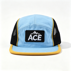 Gorra de Lona de 5 Paneles para Hombre, Dos Tonos, Secado Rápido, Transpirable, Ligera, para Correr, Ciclismo, Senderismo, Deporte al Aire Libre, con Logotipo Personalizado - Product Image 2