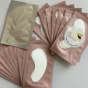 Pacchetto di Colore di alta Qualità Lint Libero Gel Eye Mask Pad Per Estensione Del Ciglio Hydrogel Patchs