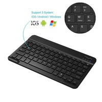 Keyboard Gunting Nirkabel BT Isi Ulang Baru dengan Lampu Latar RGB Desain Logam Ultra Tipis Mini Tablet iPad Laptop USB Type-C