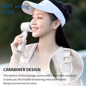 High-Speed Mini Portable Cold Compress Handheld Ice <b>Fan</b> Five-Speed USB Rechargeable <b>for</b> Summer Students Dormitory Home Hotel - Product Image 4