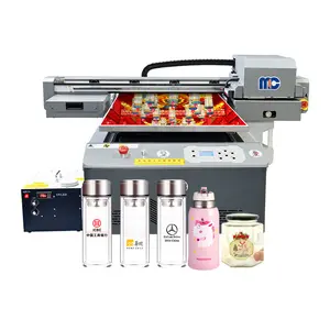 MC Fábrica 6090 UV mesa impressora mesa uv impressora etiqueta máquina de impressão garrafa vidro caixas telefone caso