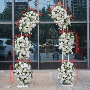 DKB Best Selling Handmade <b>Flower</b> Decoration Arrangement Artificial Silk <b>Flowers</b> for Wedding Backdrop Decoration - Product Image 2