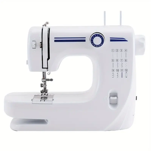 UFR-608A Nueva Máquina de <span class=keywords><strong>Coser</strong></span> Eléctrica Mini de Cama Plana con Puntada de Seguridad, Ligera, para Uso Doméstico, Reparaciones Rápidas, Ojales y Proyectos de Bricolaje - Product Image 1