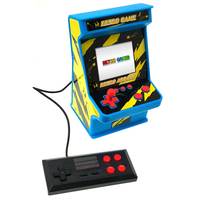 GAMINJA 256 License-free Games Support Doubles Play Retro Video Game Console Mini Arcade 8 Bit Game Player Kids Adult Gifts