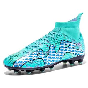 Chaussures <span class=keywords><strong>de</strong></span> football <span class=keywords><strong>pour</strong></span> hommes <span class=keywords><strong>de</strong></span> haute qualité, personnalisées, portables, antidérapantes, 2025, à tige haute, avec semelle à crampons, nouveau design, chaussures <span class=keywords><strong>de</strong></span> football d'équipe - Product Image 3
