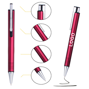Customized Logo High Quality Luxury Press Metal Ballpoint Pen With Printed Advertising Writing 1.00 MM for Office <b>Stationery</b> - Product Image 3